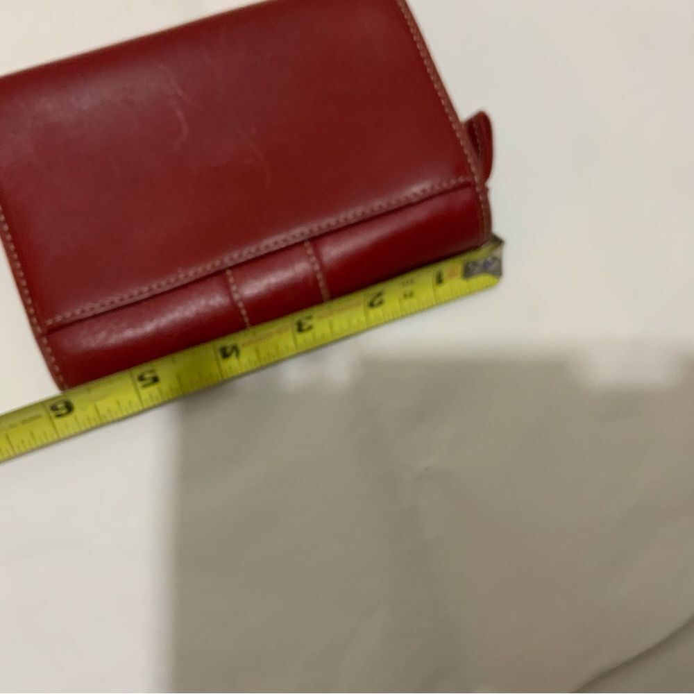 COACH Hampton Red Leather Bifold Wallet - Picture 12 of 12